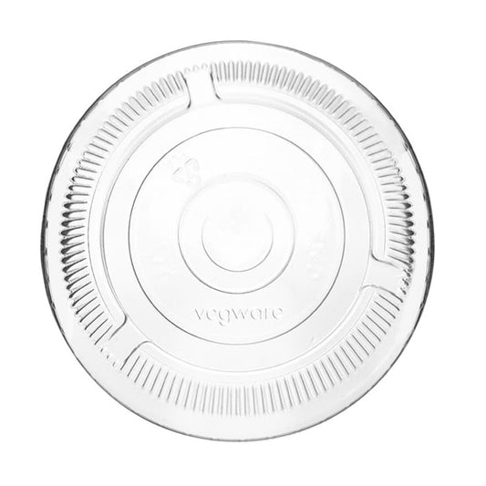 Vegware Compostable Cold Cup Flat Lids 340ml / 12oz and 455ml / 16oz (1000 Pack) gk106