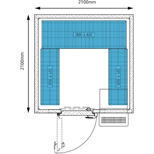 Foster Advantage Walk In Freezer Integral ADV2121 LT INT gk652