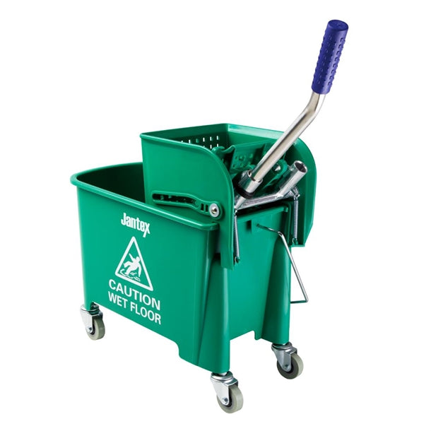 Jantex Kentucky Green Mop Bucket and Wringer 15Ltr gk689