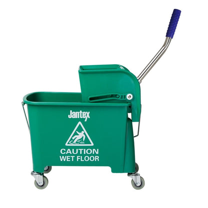 Jantex Kentucky Green Mop Bucket and Wringer 15Ltr gk689