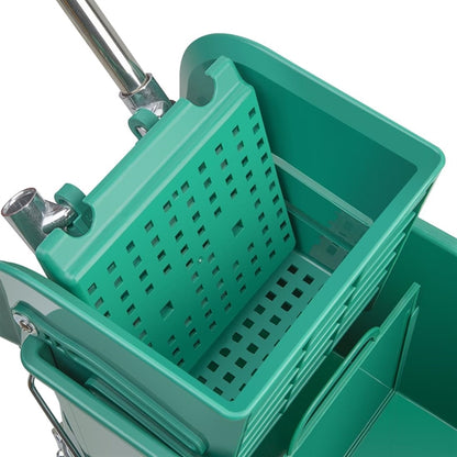 Jantex Kentucky Green Mop Bucket and Wringer 15Ltr gk689