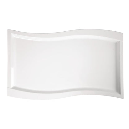 APS Wave Melamine Platter White GN 1/1 gk826