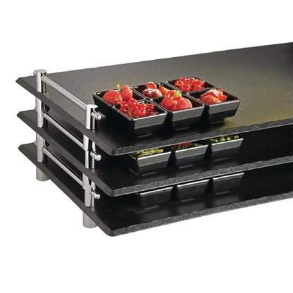 APS Slate Effect Melamine Stacking Tray GN 1/1 gk831