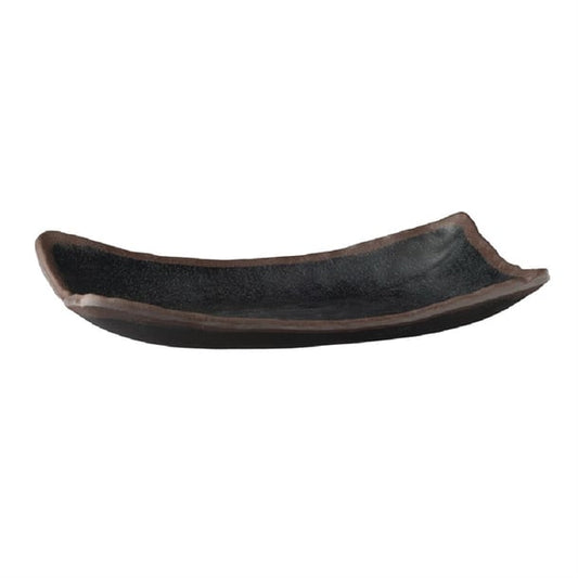 APS Marone Melamine Platter Black 265x165mm gk840