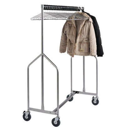 Heavy Duty Z Garment Rail With 25 Anti Theft Hangers gk912