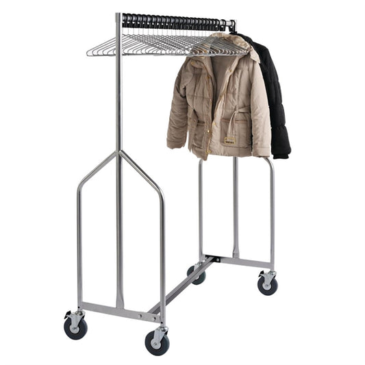 Heavy Duty Z Garment Rail With 25 Anti Theft Hangers gk912
