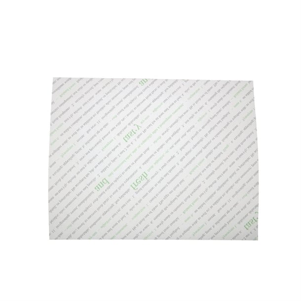 Greaseproof Paper Sheets Fresh and Tasty Print 255 x 203mm (500 Pack) gk975