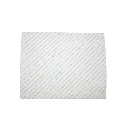 Greaseproof Paper Sheets Fresh and Tasty Print 255 x 203mm (500 Pack) gk975