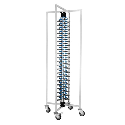 Vogue Mobile Plate Rack 84 Plates gk978