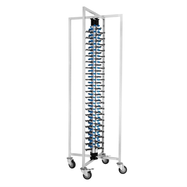 Vogue Mobile Plate Rack 84 Plates gk978