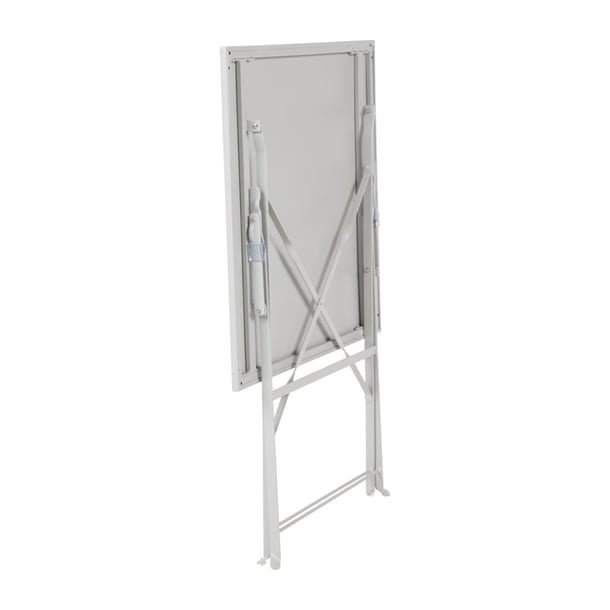 Bolero Perth Grey Pavement Style Steel Table Square 600mm gk988