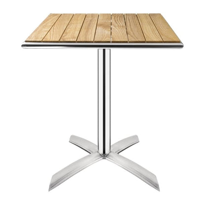 Bolero Ash Flip Top Square Bistro Table 600mm gk991
