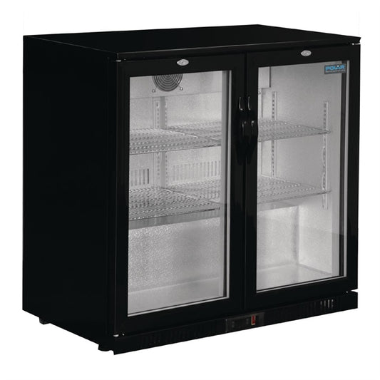 Polar G-Series Back Bar Cooler with Hinged Doors 208Ltr gl002