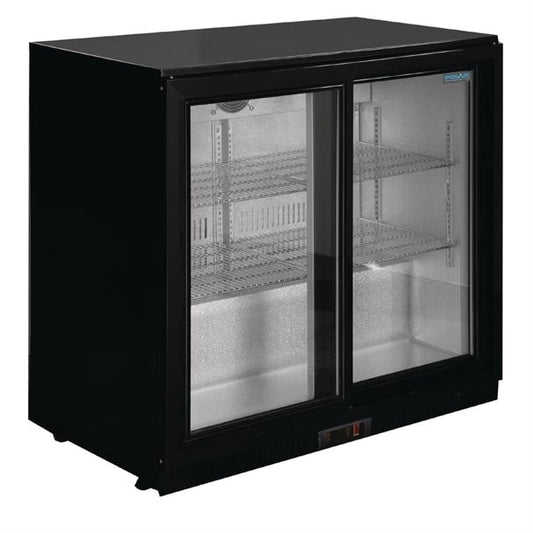 Polar G-Series Back Bar Cooler with Sliding Doors 208Ltr gl003