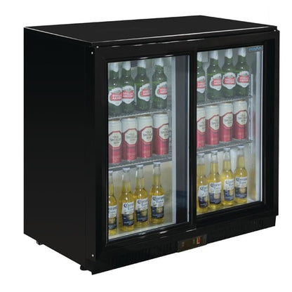 Polar G-Series Back Bar Cooler with Sliding Doors 208Ltr gl003