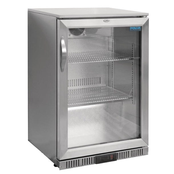 Polar G-Series Back Bar Cooler with Hinged Door Stainless Steel 138Ltr gl007
