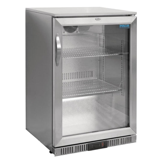 Polar G-Series Back Bar Cooler with Hinged Door Stainless Steel 138Ltr gl007