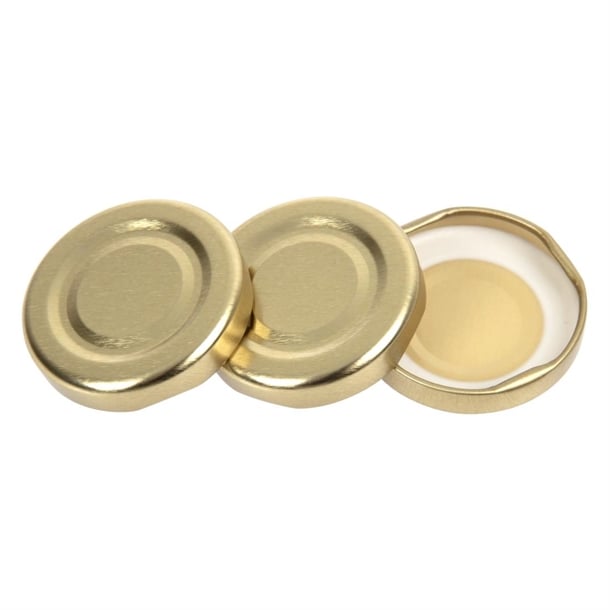 Artis Gold Cap for Mini Milk Bottles (18 Pack) gl161