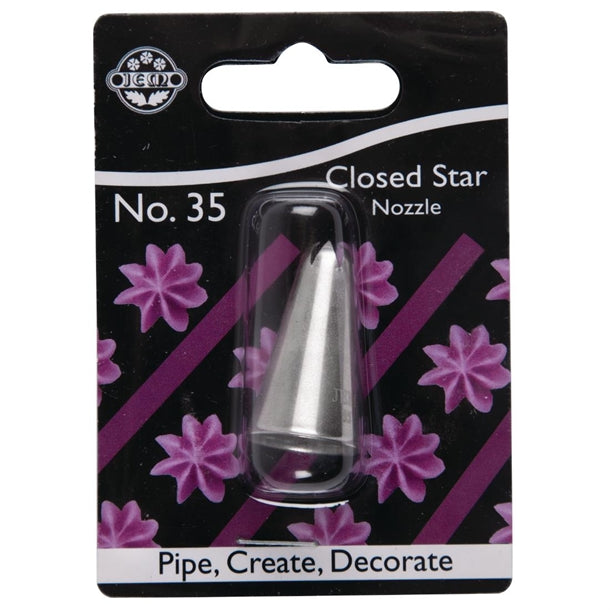 PME Closed Star Piping Nozzle 4mm gl242