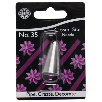 PME Closed Star Piping Nozzle 4mm gl242