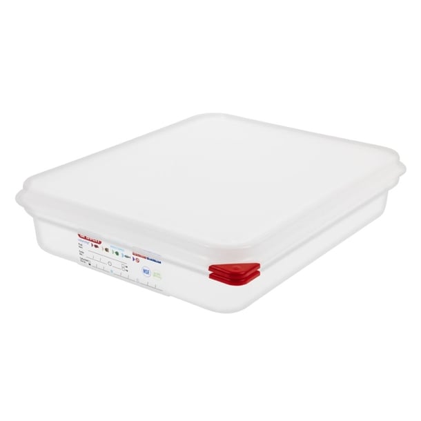 Araven Polypropylene 1/2 Gastronorm Food Containers 4Ltr (4 Pack) gl261