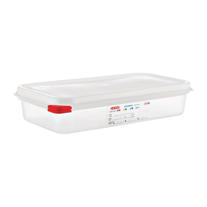 Araven Polypropylene 1/3 Gastronorm Food Containers 2.5Ltr (4 Pack) gl262