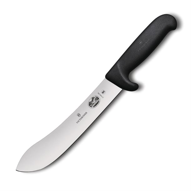 Victorinox Fibrox Safety Grip Butchers Knife Black 20.3cm gl276