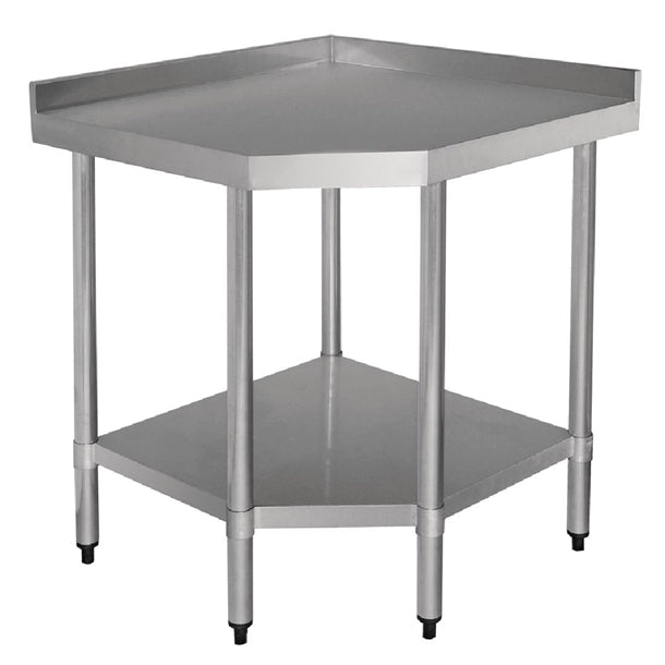 Vogue Stainless Steel Corner Table 700mm gl278