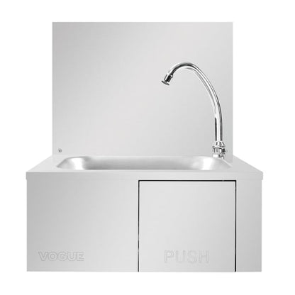 Vogue Stainless Steel Knee Operated Sink gl280