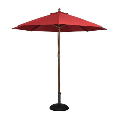 Bolero Round Parasol 2.5m Diameter Red gl304