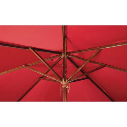 Bolero Round Parasol 2.5m Diameter Red gl304