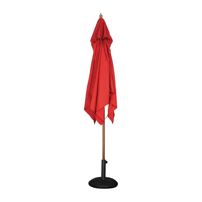 Bolero Square Parasol 2.5m Diameter Red gl306