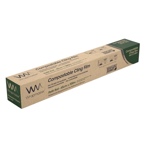 Wrapmaster 4500 Compostable Cling Film Refill 450mmx 200m gl383