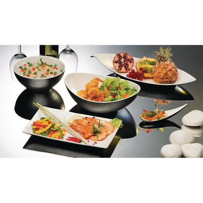 APS Dual Tone Rectangular Platter 9in gl639