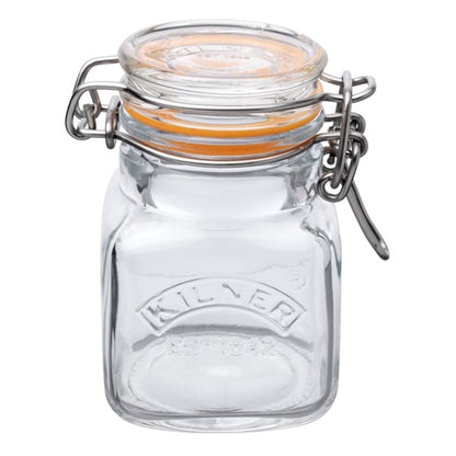 Kilner Square Clip Top Spice Jar 70ml gl882