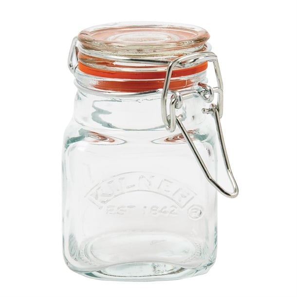 Kilner Square Clip Top Spice Jar 70ml gl882