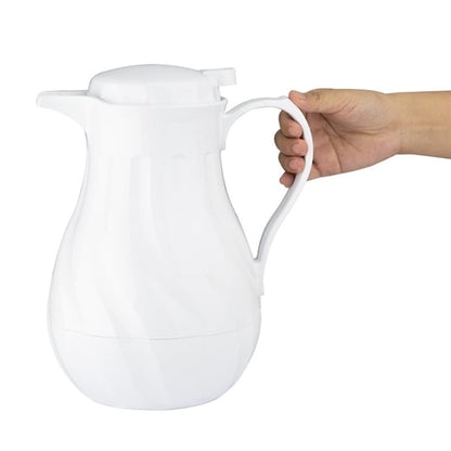 Olympia Insulated Swirl Jug White 2Ltr gl971