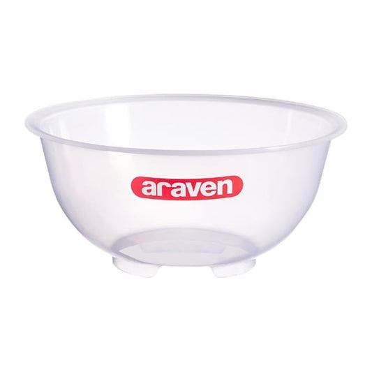 Araven Polypropylene Mixing Bowl Transparent 2.5Ltr gl976