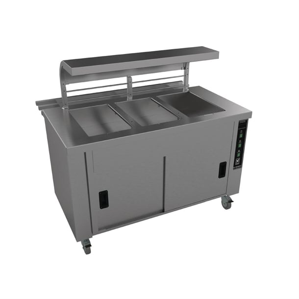 Falcon Chieftain 3 Well Heated Servery Counter with Trayslide HS3 gm189