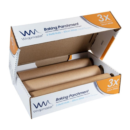 Wrapmaster Baking Parchment 300mm x 50m (3 Pack) gm214