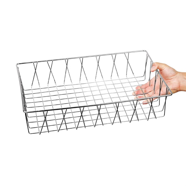 Olympia Stainless Steel Wire Display Basket 450x 300x 100mm gm223