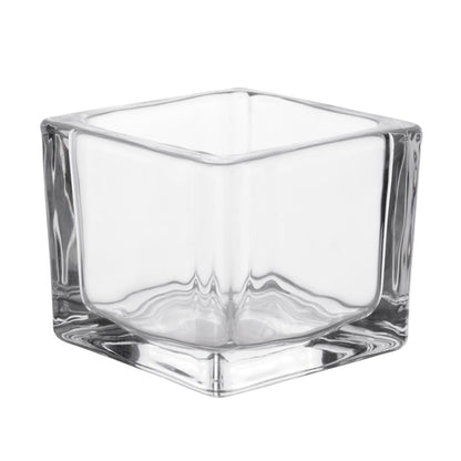 Olympia Glasses Tealight Holders Square Clear (6 Pack) gm224