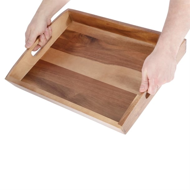 Olympia Large Acacia Wood Butler Tray 510mm gm266
