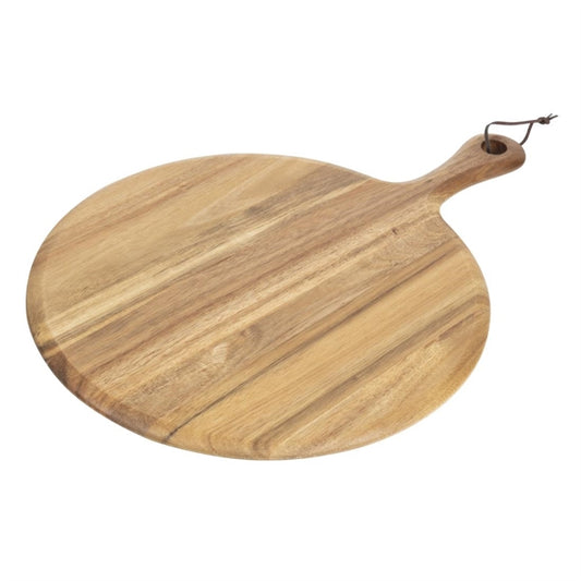 Olympia Acacia Wood Round Pizza Paddle Board 330mm gm308