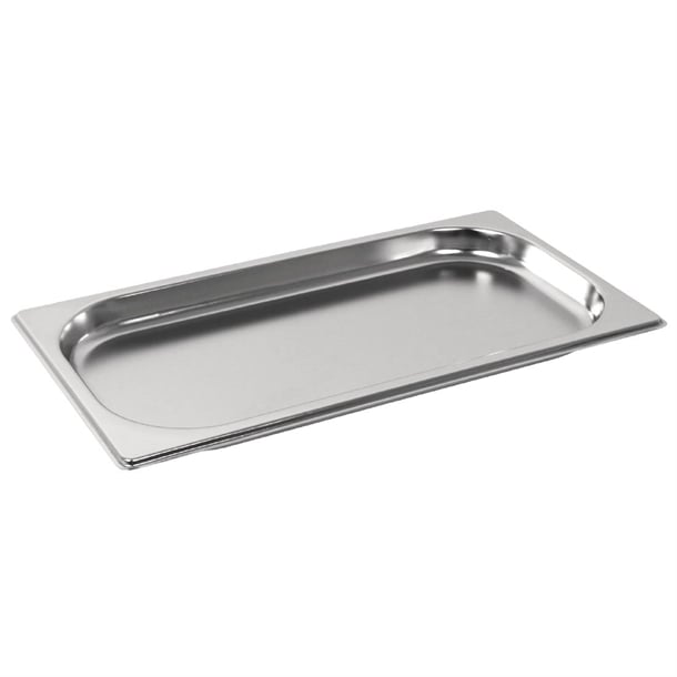Vogue Stainless Steel 1/3 GN Pan 20mm gm310