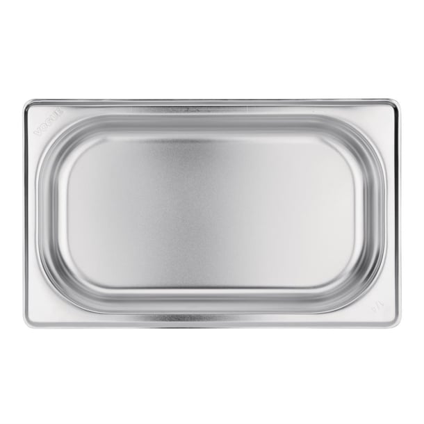 Vogue Stainless Steel 1/4 Gastronorm Tray 40mm gm313