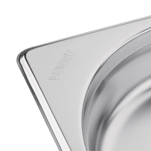 Vogue Stainless Steel 1/4 Gastronorm Tray 40mm gm313