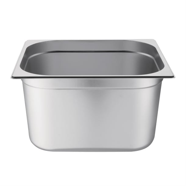 Vogue Stainless Steel Gastronorm 2/3 Tray 200mm gm315