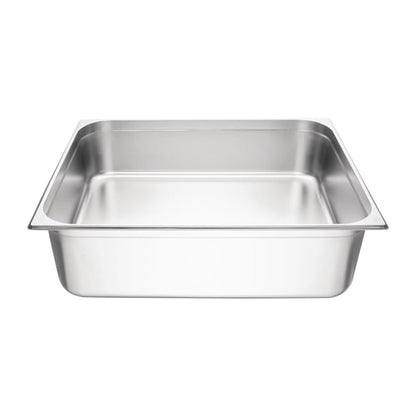 Vogue Stainless Steel 2/1 Gastronorm Tray 200mm gm317