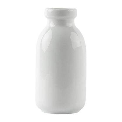 Olympia Whiteware White Mini Milk Bottles 145ml (12 Pack) gm368